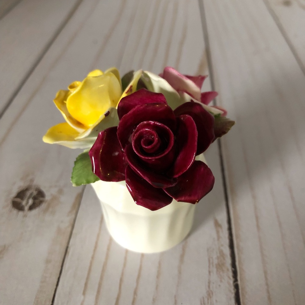 VTG Royal Adderley Fine China Floral Flower Pot